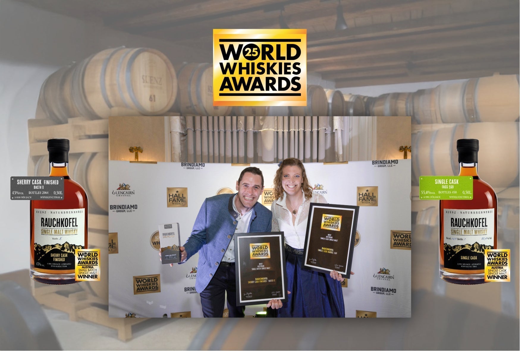 6 Medaillen & 2 Nationensiege bei den World Whiskies Awards 2025 in London