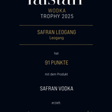 Safranvodka mit 23 Karat Blattgold